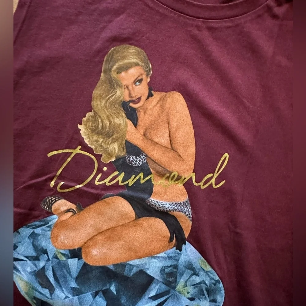 Diamond Supply Co Tank Top Sleeveless Tee Pin Up Nude Summer - Picture 6 of 6